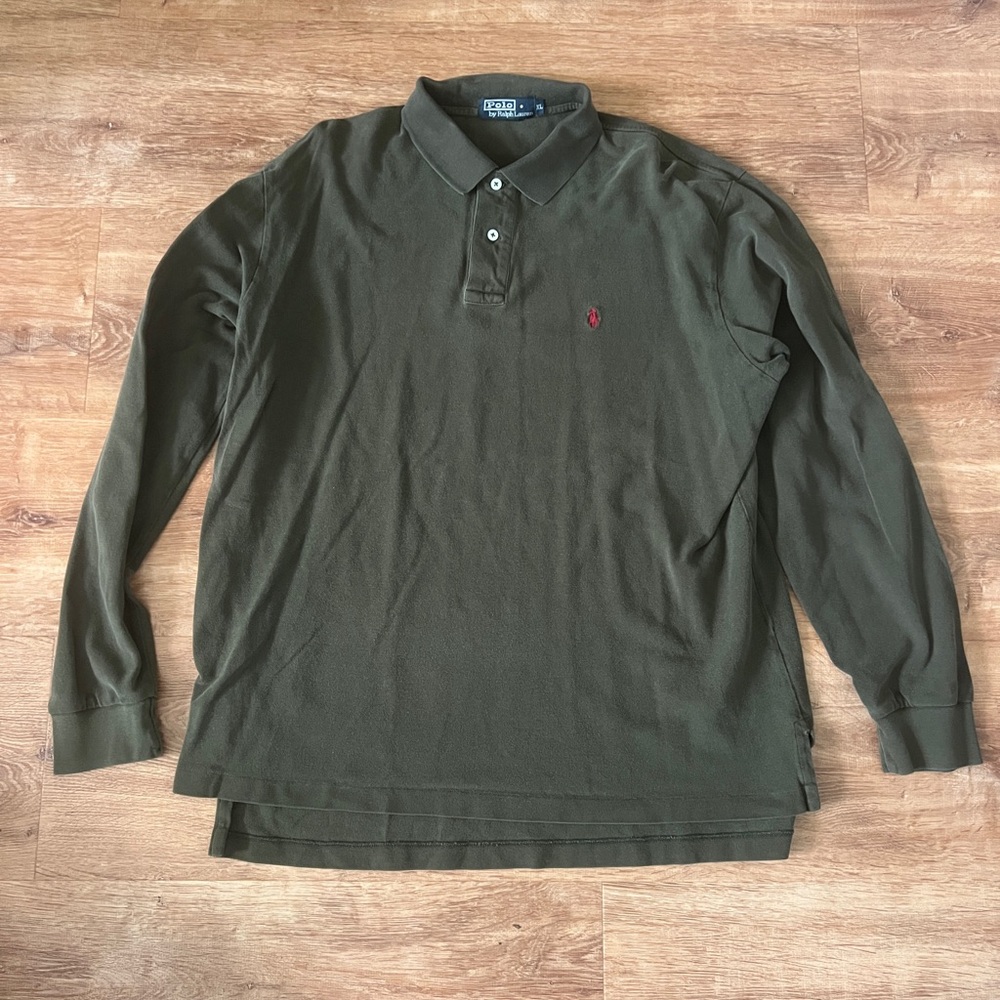 LOT OF MENS XL RALPH LAUREN, IZOD, LONG SLEEVE SHIRTS - Picture 3 of 3